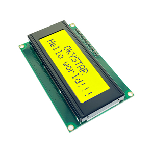 Module d'affichage LCD I2C OKY4007-1 2004A, écran à caractères jaune-vert 20*4, module LCD industriel 5V à large plage de température - Product Image 4