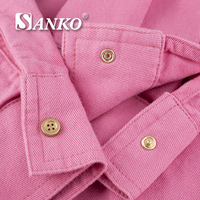 Boutons à pression en alliage de zinc SANKO avec placage or rose, certifiés Oeko-TEX 100, taille 12 mm pour vêtements - Logo personnalisé, vente en gros