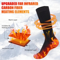Chaussettes de Ski Sport chaudes en coton de haute qualité 6000mAh Heat Tech Smart Chaussettes de Ski de travail chauffantes chauffantes Chaussettes Chauffantes