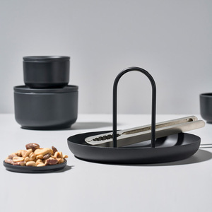 Bandeja portátil redonda moderna Simple nórdica para almacenamiento de escritorio para objetos pequeños Entrada de la sala de estar con patrón de naturaleza muerta - Product Image 3