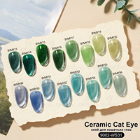Gels UV Magnétiques Longue Durée Brillants pour Ongles – Gels Effet Œil de Chat Céramique DIY pour Designers