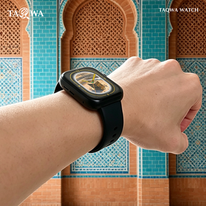 Montre connectée musulmane avec appels Bluetooth, répondre aux appels directement depuis le poignet, Coran, prière, <span class=keywords><strong>boussole</strong></span> Qibla - Product Image 1