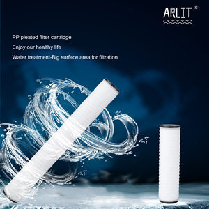 <span class=keywords><strong>PTFE</strong></span> hidrófilo plissou a polegada 10 do filtro da membrana 0,2 mícrons para a filtragem estéril - Product Image 6