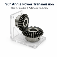 Engrenage conique droit en acier sur mesure non standard, usinage CNC OEM, transmission à angle droit de 90 degrés, résistant à l'usure, faible bruit pour AGV