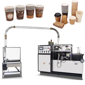 Productie Kosten Goedkope Volautomatische Ultrasone Paper Cup Making Machine Maken Papier Cups Uit China