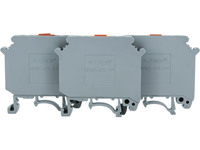 UDK4-MTK Bornier à vis de déconnexion rapide 300V 16A PA Nylon Laiton nickelé Certifié ROHS/CE Connexion à ressort 4 pôles