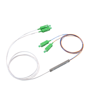 Prezzo all'ingrosso FTTH 2x8 2*8 2:8 2*4 2 * n tubo in acciaio Mini-modulo SC APC G657A 0.9mm fibra ottica PLC Splitter - Product Image 3