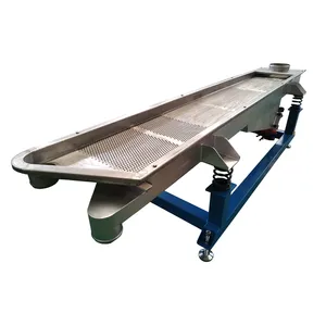 Stainless Steel Spice Cumin Powder Industrial Rectangular Separator Linear Vibrating Screen for Material Sizing