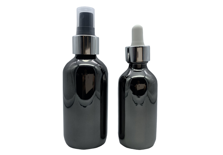 Glossy Painted 15ml 30ml Glass Dropper Bottle With Pipette BPA Free