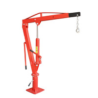 Grue d'atelier hydraulique pliable sur mesure de 2 tonnes avec 4 roues pour le levage de moteurs, idéale pour la vente en gros et gain de place