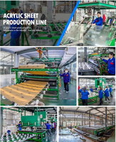 Plaque acrylique transparente rigide en PMMA de 2,5 mm, 2,8 mm, 1/8, 1/4 pouce pour salons professionnels - Vente chaude JINBAO