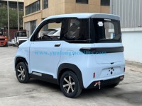 Voiture électrique berline 4 roues YUNLONG M5 certifiée CEE, batterie au plomb, phares LED, écran tactile, 4 places, sièges manuels, sans perméabilisation