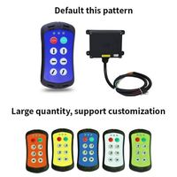 Télécommande sans fil industrielle A600 LCC DC10-30V pour remorque à benne basculante, rampe, treuil, grue avec portée de 100 m, protection IP66