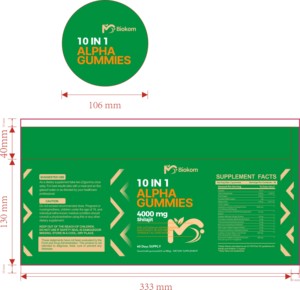 Без сахара веганские 85 микроминералов 10 в 1 альфа-шиладжит-мармеладей с 4000 мг чистого гималайского шиладжита, Тонгкат Али и корня мака - Product Image 4