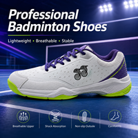Zapatillas de Bádminton Profesionales para Pista Cubierta, Ligeras, Transpirables, Antideslizantes y Resistentes al Desgaste, para Entrenamiento Deportivo, para Hombre y Mujer