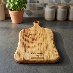 Planche à pizza rectangulaire en bois d'acacia durable, planche à découper, 2,0 cm d'épaisseur, poignée en bois, passe au lave-vaisselle, pour la maison, le camping en plein air - Product Image 1