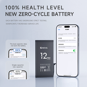 Batería SOVA Nueva de 0 Ciclos, Diagnóstico IOS26, Batería Original de Alta Capacidad para <span class=keywords><strong>iPhone</strong></span>, Batería Original para <span class=keywords><strong>iPhone</strong></span> 15 Pro Max - Product Image 2