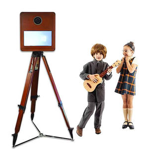 Nouvelle Cabine Photo Portable 360° Intégrale avec Miroir Magique Carré de 15,6 et 13,3 Pouces pour Événements - Product Image 1