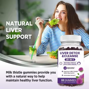 Gummies de Chardon-Marie Naturel pour Adultes OEM/ODM – Détoxification et Réparation du <span class=keywords><strong>Foie</strong></span>, Soutien Intestinal et Hépatique Sain – Complément Herbal - Product Image 1