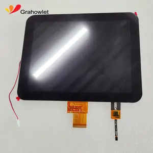 HX0801845 PCAP touch screen 8 inch outdoor touch displays panel with 1024x768 RGB interface