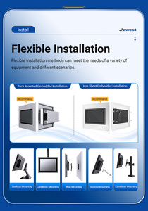 <span class=keywords><strong>Panel</strong></span> <span class=keywords><strong>PC</strong></span> <span class=keywords><strong>Industrial</strong></span> de Automatización con Pantalla Táctil Resistiva Integrada con Sistema Operativo Android Win10, Legible Bajo la Luz Solar, Alto Brillo, IP65, de 7 a 23.8 Pulgadas - Product Image 5