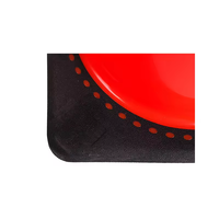 Cône de signalisation routière en PVC flexible noir avec base en caoutchouc 450 500 750 700 900mm