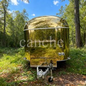 American Standard Chariot mobile entièrement équipé pour camion de restauration Chariots de vente de nourriture avec cuisine à vendre - Product Image 4