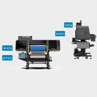 Machine de laminage UV DTF Epson I3200 avec système de durcissement UV LED, laminateur de film pour étiquettes en cristal pour la création de transferts d'autocollants