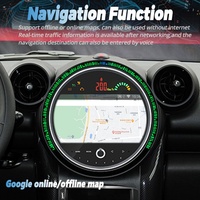 Autoradio GPS Android sans fil pour BMW Mini Countryman R60 R54, écran QLED 9 pouces, 256 Go, lecteur 3G/4G intégré