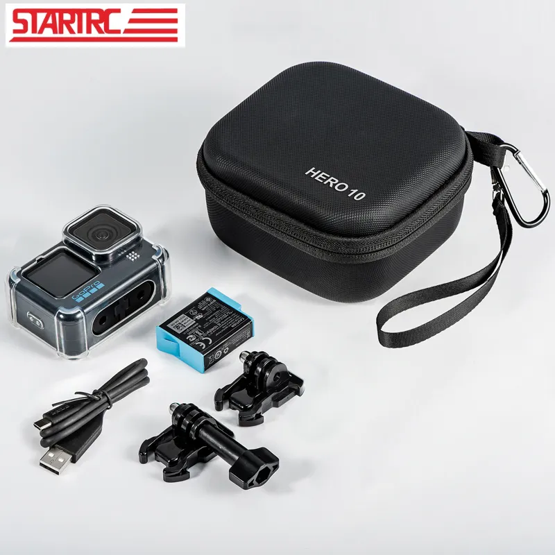 STARTRC Hard Shell Carrying Case Travel Black waterproof Storage bag Portable for GoPro Hero 10 Action Camera Accessories