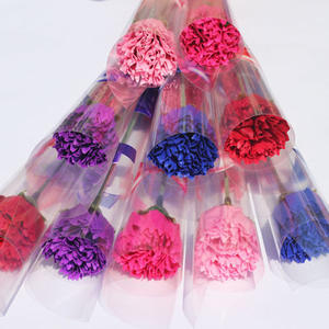 <span class=keywords><strong>Precio</strong></span> barato regalos de boda Día DE LA MUJER jabón flor Clavel para dar mamá jabón flor solo tallo flor artificial Clavel - Product Image 4