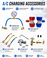 Abrelatas de refrigerante Manual de los cinco continentes, R22/R134A/R410, diafragma de válvula de seguridad de apertura Universal de freón para Gas,