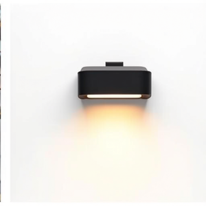 Lampada da parete per esterni HOMER 6W, nera, quadrata, a LED - Product Image 3