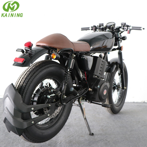Motocicletta Elettrica 2000W con Pneumatici Larghi, Stile Retrò, Batteria agli Ioni di Litio Rimovibile, Supporto OEM - Product Image 5