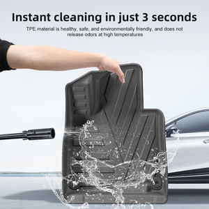 Tapetes de Piso TPE para Todo Clima para <span class=keywords><strong>Kia</strong></span> <span class=keywords><strong>Sportage</strong></span> Hev <span class=keywords><strong>2022</strong></span>, Inodoros, Antideslizantes, Protectores <span class=keywords><strong>Interiores</strong></span> para Auto - Product Image 3