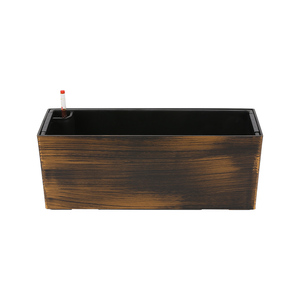 Miễn Phí Mẫu Tường Treo Hình Chữ Nhật Màu Đen Trồng Trồng Trồng Hộp Tự Động Hình Chữ Nhật Nhựa Chậu Hoa Cho Nhà & Vườn - Product Image 4