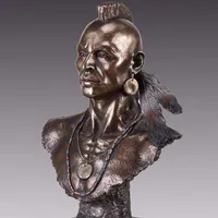 Лидер продаж на Amazon, высококачественная бронзовая скульптура холодного литья, популярная бронзовая статуя