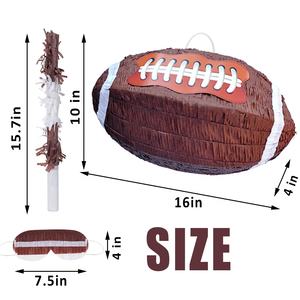 Vente chaude Football Pinata pour Garçons Sport Fête À Thème Décoration Usine En Gros pour Les Fêtes D'anniversaire - Product Image 2