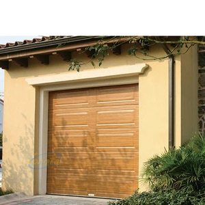 <span class=keywords><strong>Porte</strong></span> <span class=keywords><strong>de</strong></span> <span class=keywords><strong>garage</strong></span> en aluminium anti-décapage LONG TAI avec placage en bois massif intégré, longue durée <span class=keywords><strong>de</strong></span> vie, pour villa extérieure - Product Image 1