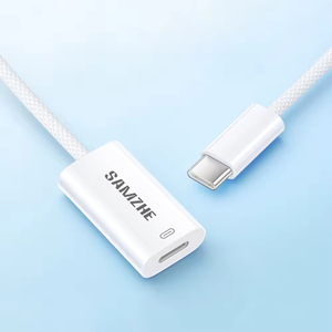 Adaptateur USB-C vers Femelle SAMZHE pour Ordinateurs Portables et Téléphones Mobiles, Charge Rapide et Contrôle pour <span class=keywords><strong>iPhone</strong></span> 11/12/13/<span class=keywords><strong>14</strong></span> <span class=keywords><strong>Pro</strong></span> Max, iPad, <span class=keywords><strong>Mac</strong></span> - Product Image 2