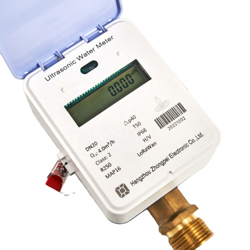 Ultrasonic Water Meter Lcd Display Flow