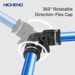 Mehrfachanschluss Push-to-Connect PK One-Touch-Verbindungsstück Verteiler PK-4/6/8/10/12mm PU-Schlauchverbinder Pneumatischer Schnellverbinder - Product Image 4