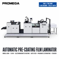 Máquina Laminadora de Película de Pre-revestimiento Eléctrica Automática para Papel y Plástico con Motor de Alta Velocidad (0-80 M/min)