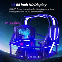 Équipement de parc d'attractions YHY, tapis roulant de réalité virtuelle 9D, vue à 360 degrés, simulateur de tapis roulant VR, machine de jeu de tir