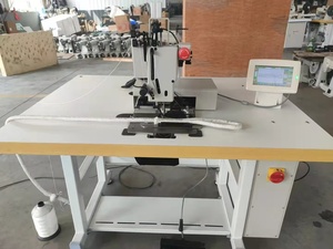 Machine à coudre industrielle automatique à une aiguille pour travaux lourds, avec grande tourelle et moteur puissant, pour la couture de cordes d'escalade et de motifs - Product Image 3