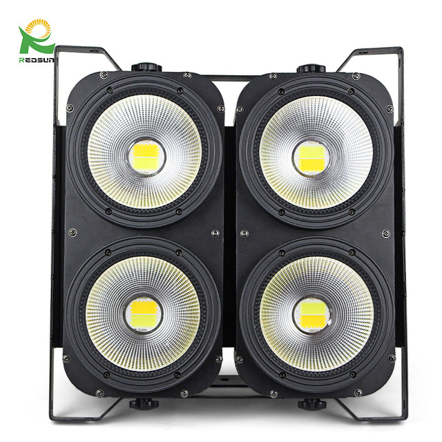 Resdun Party Stage Laser Blinders 4*100W LED White Projection Lights Wholesale 4 Eyes Blinder Light