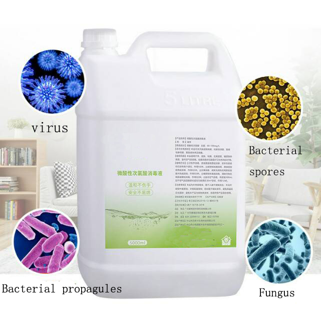 Популярная Высокоэффективная Антибактериальная гипохлористая кислота HCIO Дезинфекция для противотуманной машины дезинфекция жидкости для дезинфекции воздуха в автомобиле