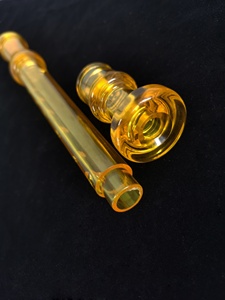 Flûte à bec en plastique transparente <span class=keywords><strong>de</strong></span> couleur jaune, fabriquée en Chine, prix <span class=keywords><strong>de</strong></span> gros, instruments <span class=keywords><strong>de</strong></span> musique, OEM personnalisé, flûtes à bec à 8 trous - Product Image 5