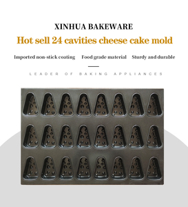 Nouveau produit en gros usine vente directe antiadhésive 24 <span class=keywords><strong>succession</strong></span> de plateau de cuisson de gâteau au fromage avec matériau et revêtement importés - Product Image 2