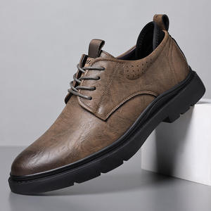 Zapatos Casuales de Vestir de Cuero para Hombre, Primavera/Verano 2026, con Suela Suave, Estilo Ejecutivo, Versátiles y Elegantes, Zapatos Deportivos - Product Image 6